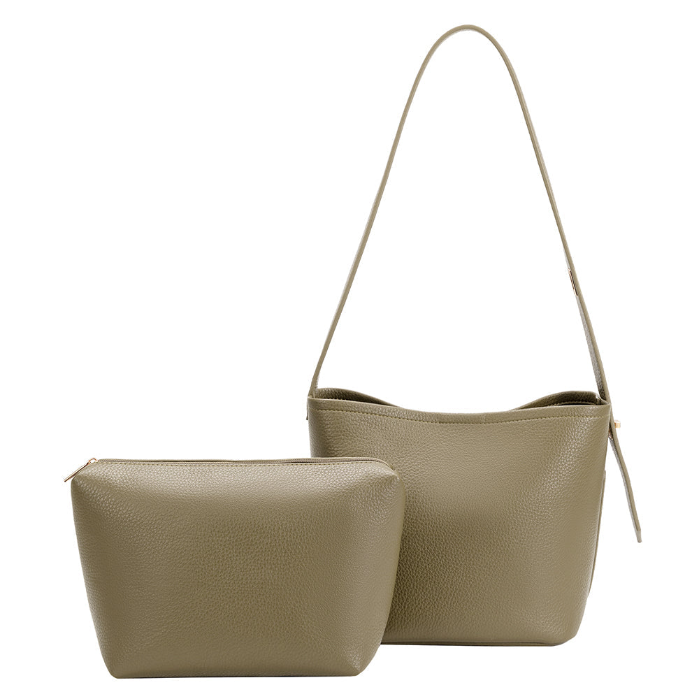 Irina Sage Recycled Vegan Shoulder Bag