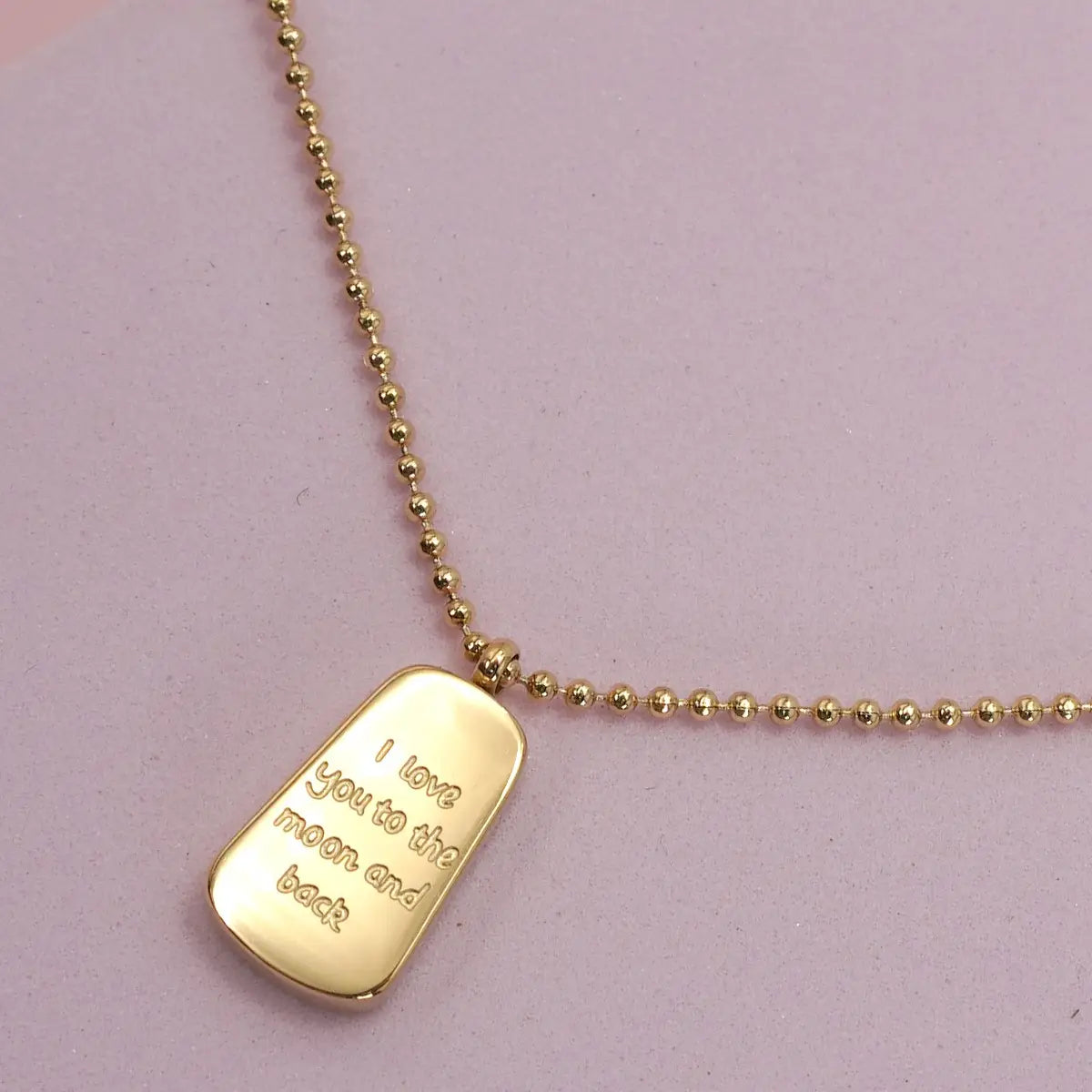 "I Love You to the Moon and Back" Necklace