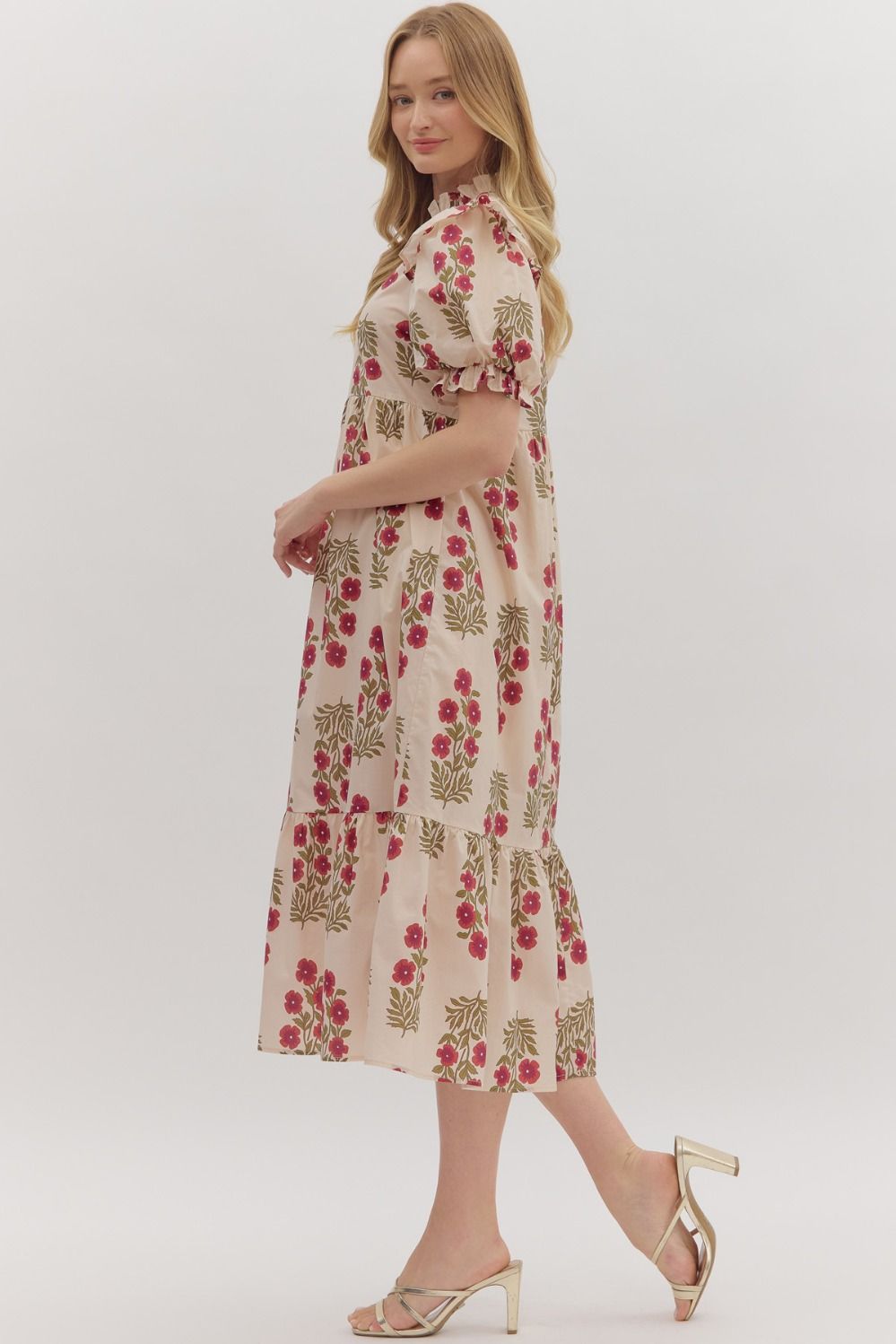 The Eleonor Floral Midi Dress