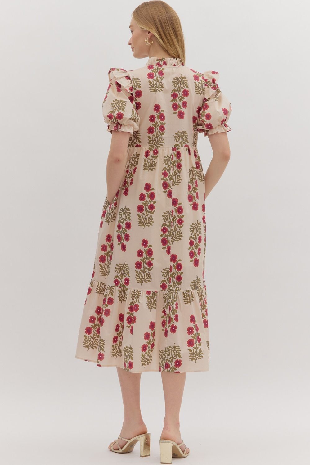 The Eleonor Floral Midi Dress