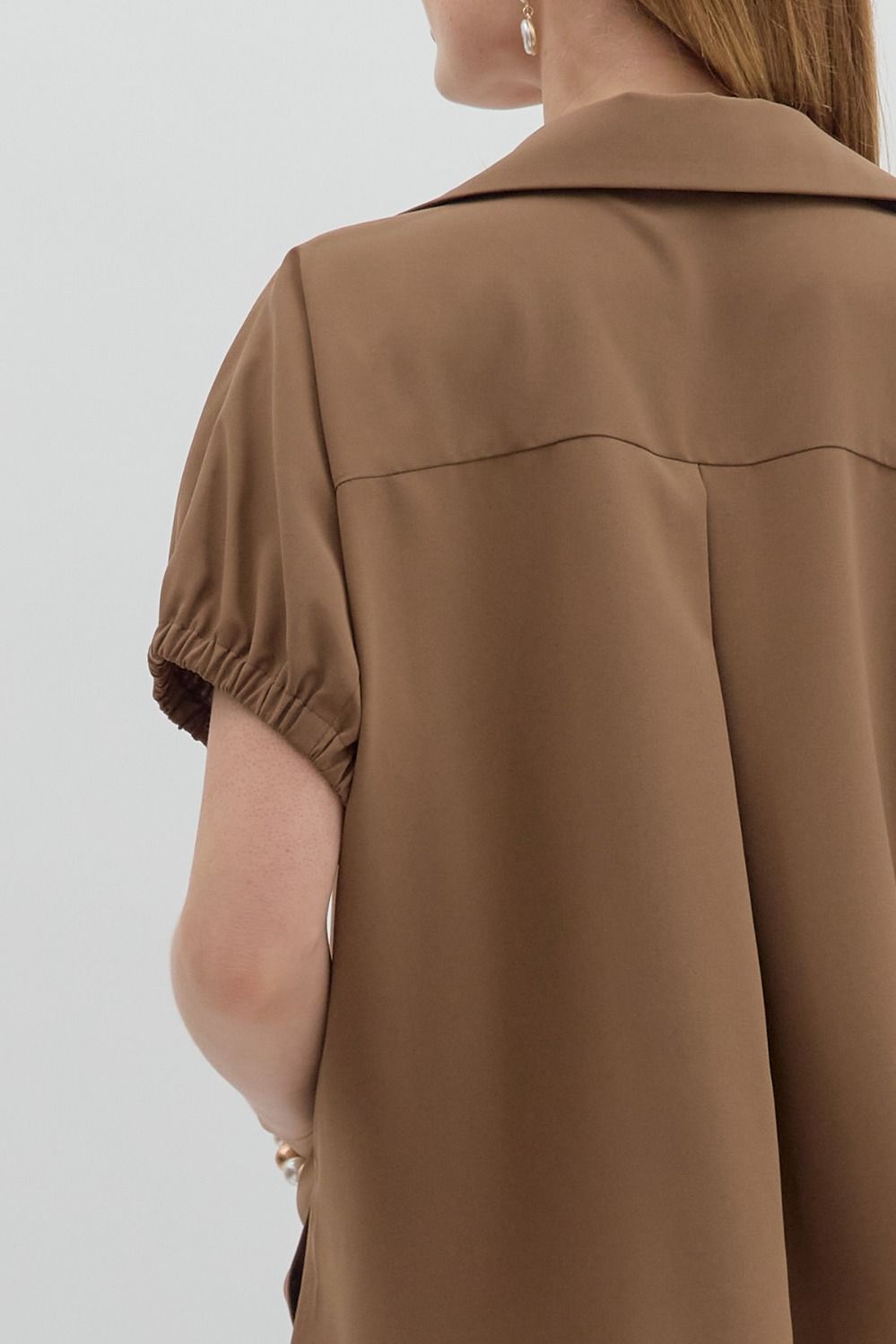 Split Collar Top
