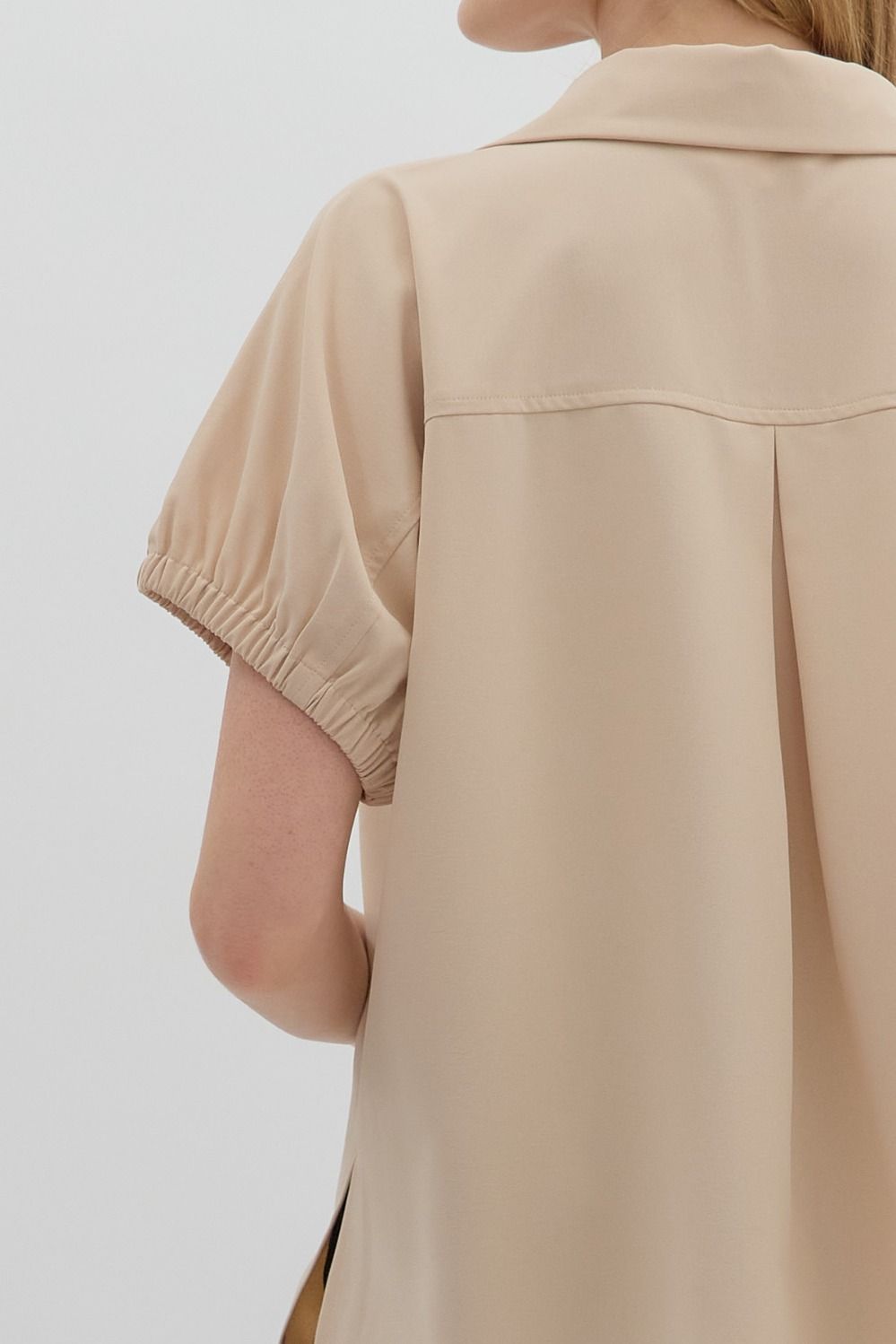 Split Collar Top