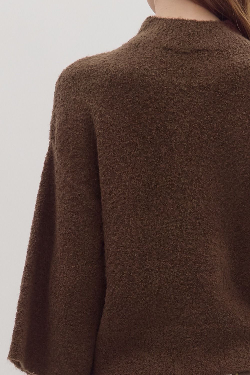 Super Soft 3/4 Sleeve Sweater Top