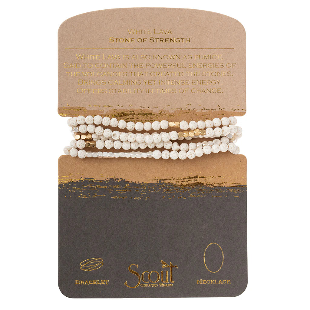 Stone Wrap Bracelet - Stone of Strength