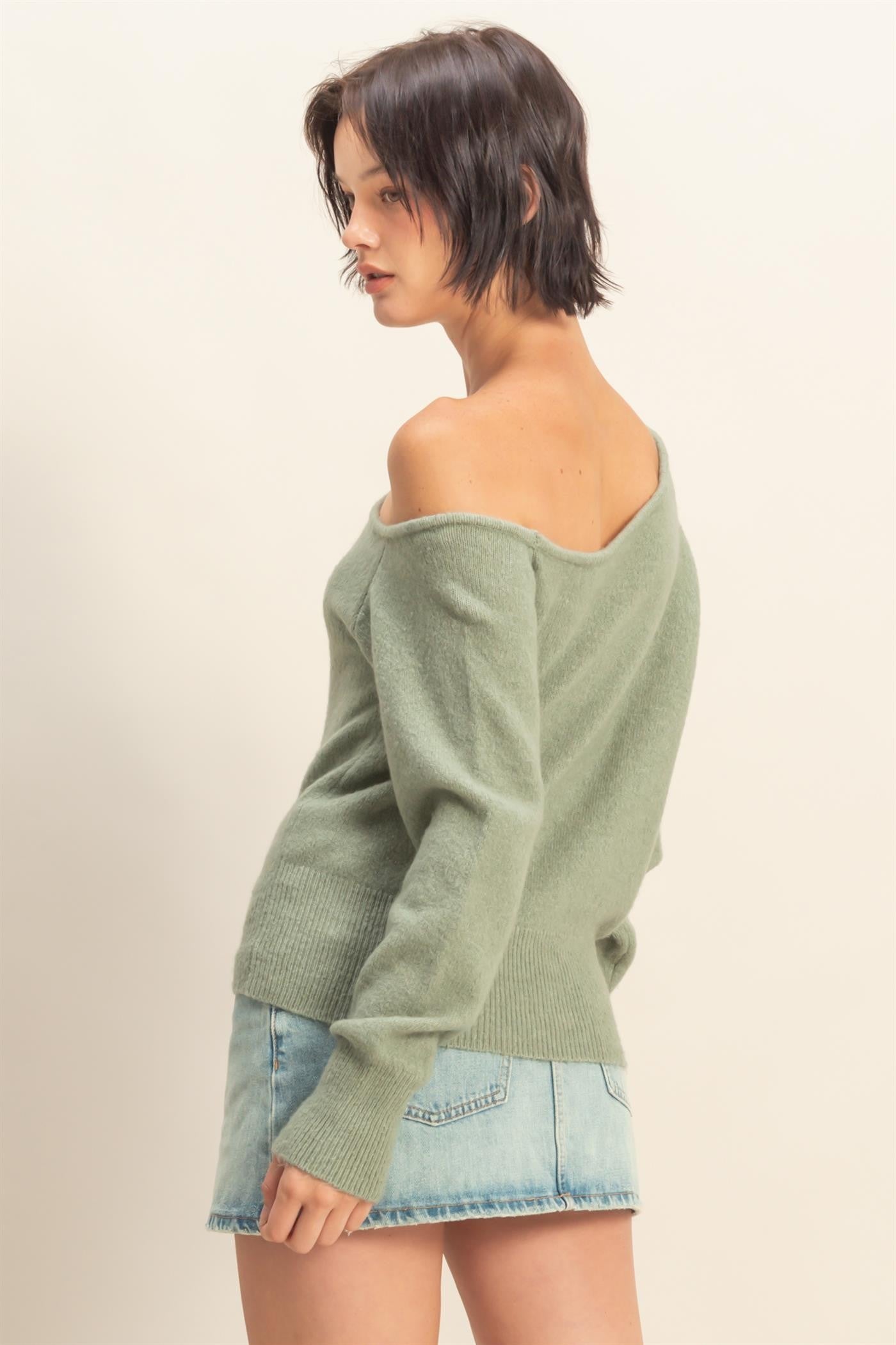 Off the Shoulder Sweater
