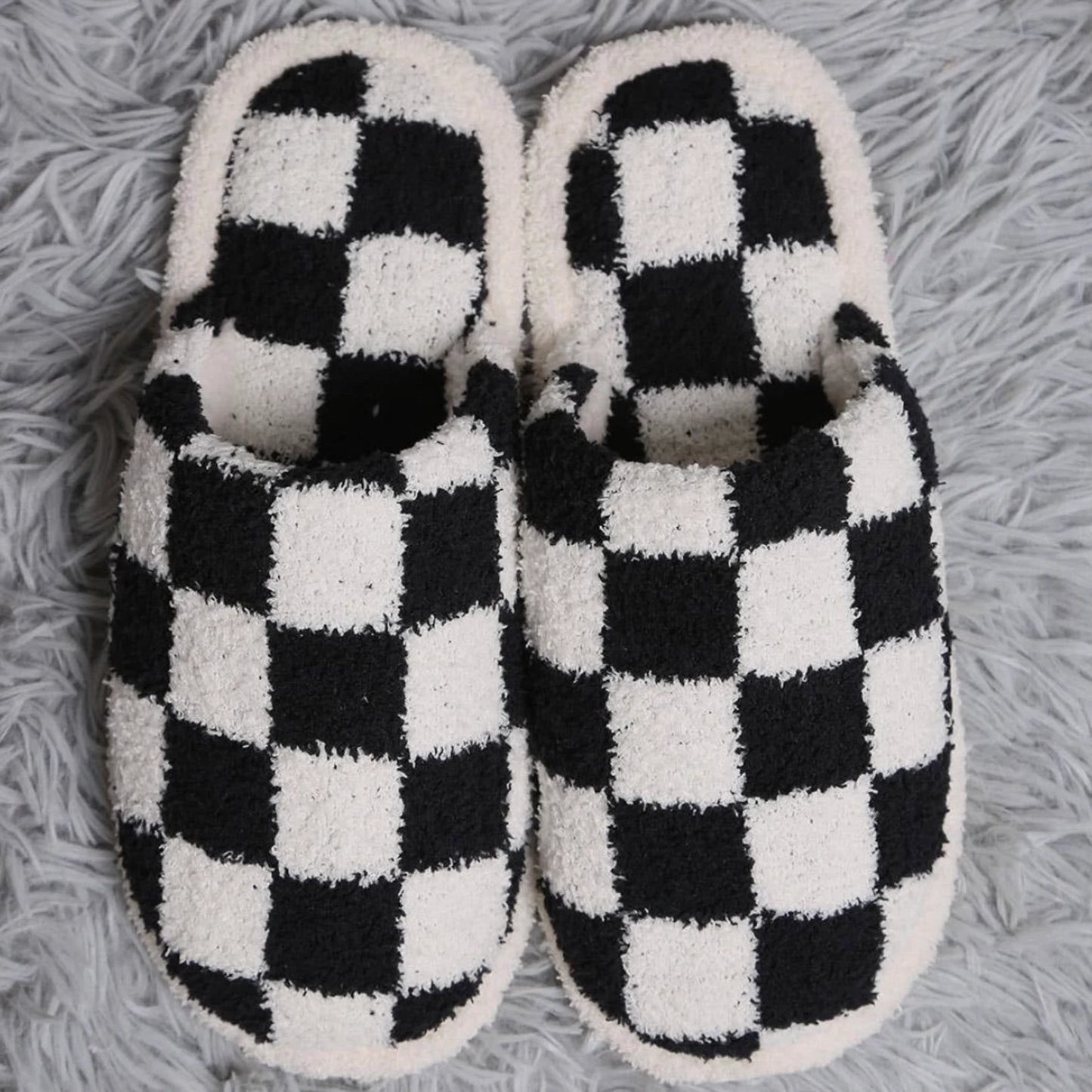 Checkered Slippers