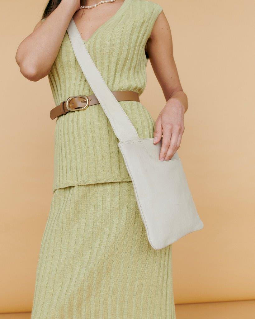 Athena Crossbody in Oat