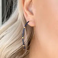 Confetti Earrings in Black