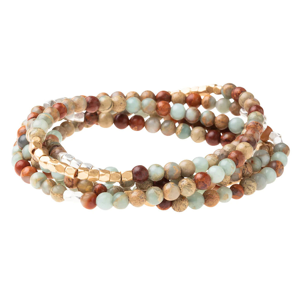 Stone Wrap Bracelet - Stone of Peace