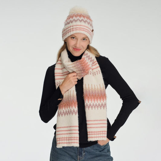 C.C. Multi Color Chevron Scarf