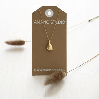 Dollop Necklace in Gold