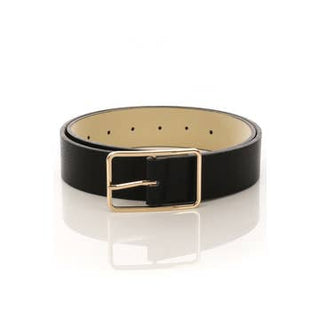 Faux Leather Rectangle Cutout Buckle Fashion Belt
