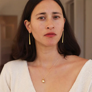 Dollop Necklace in Gold