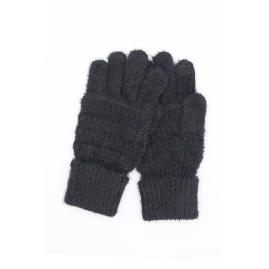 Fuzzy Cable Knit Smart Touch Glove Collection