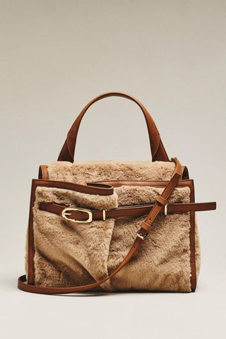 Dolce Vita Faux Fur Borgo Tote Bag