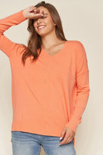 V-Neck Hi/Low Sweater Collection