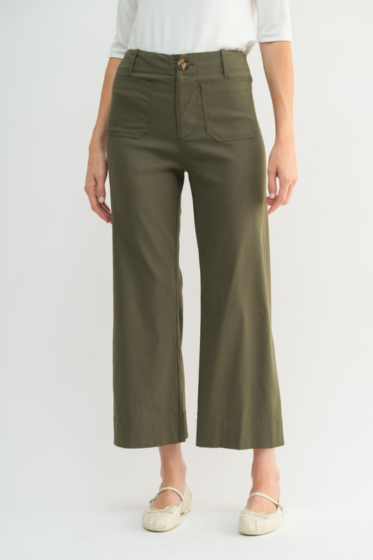 The Becca Pants in Dk. Olive