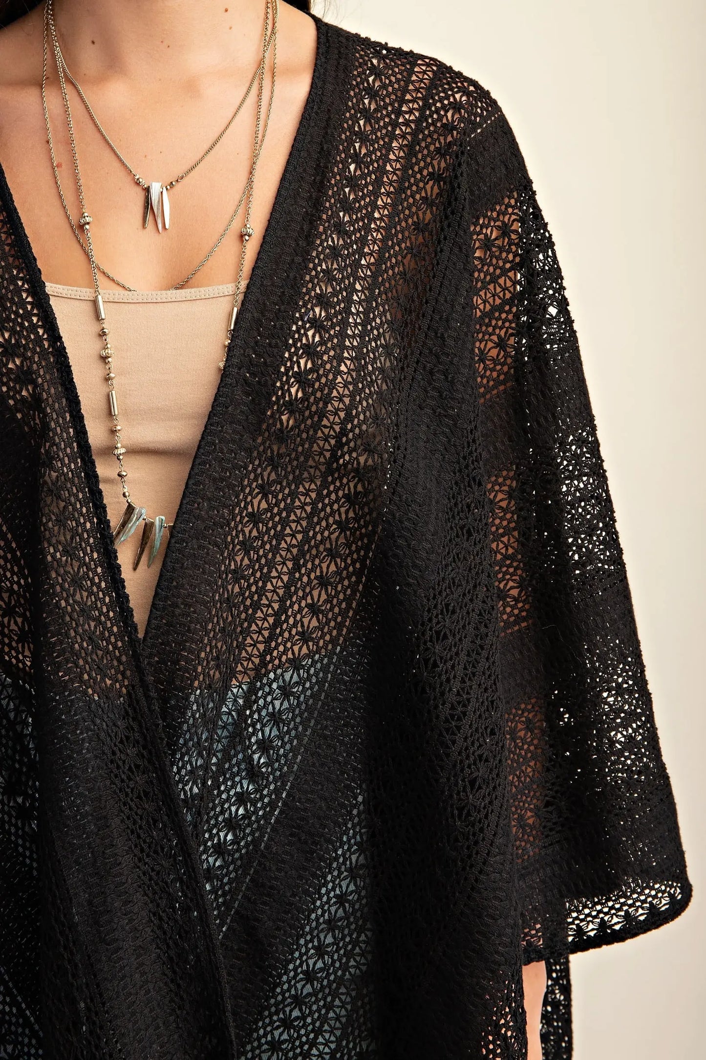 Black Lace Cover Up