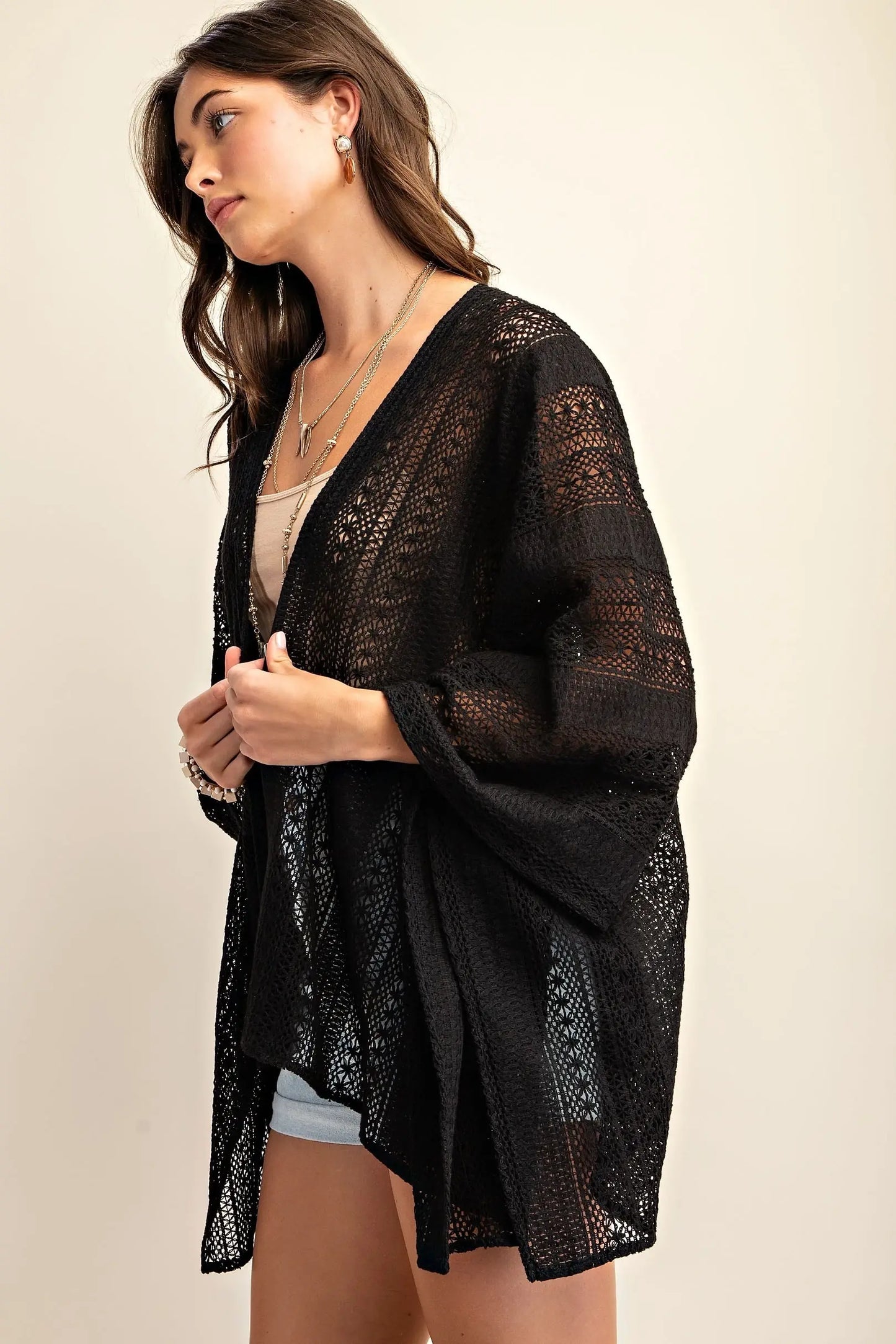 Black Lace Cover Up