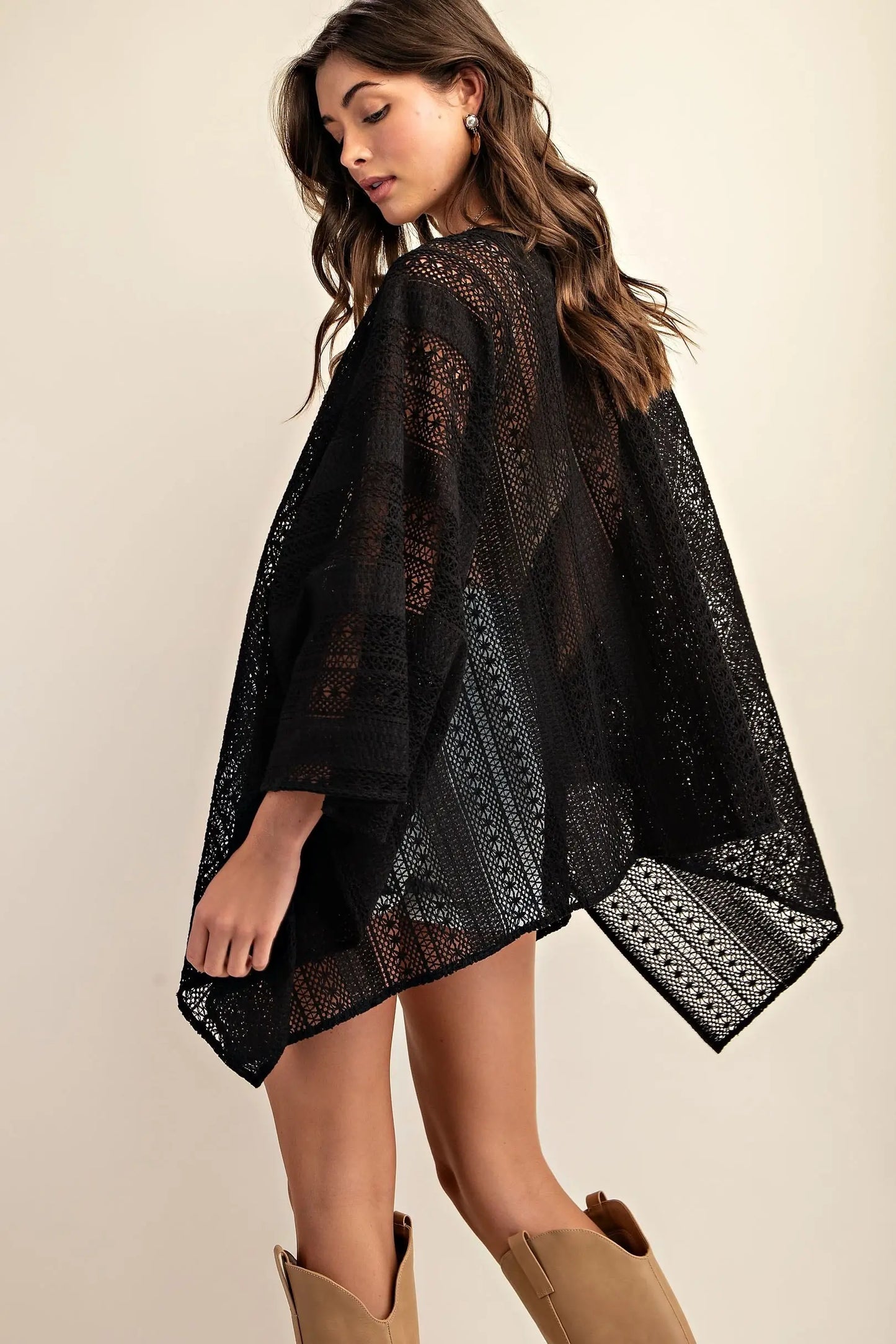 Black Lace Cover Up