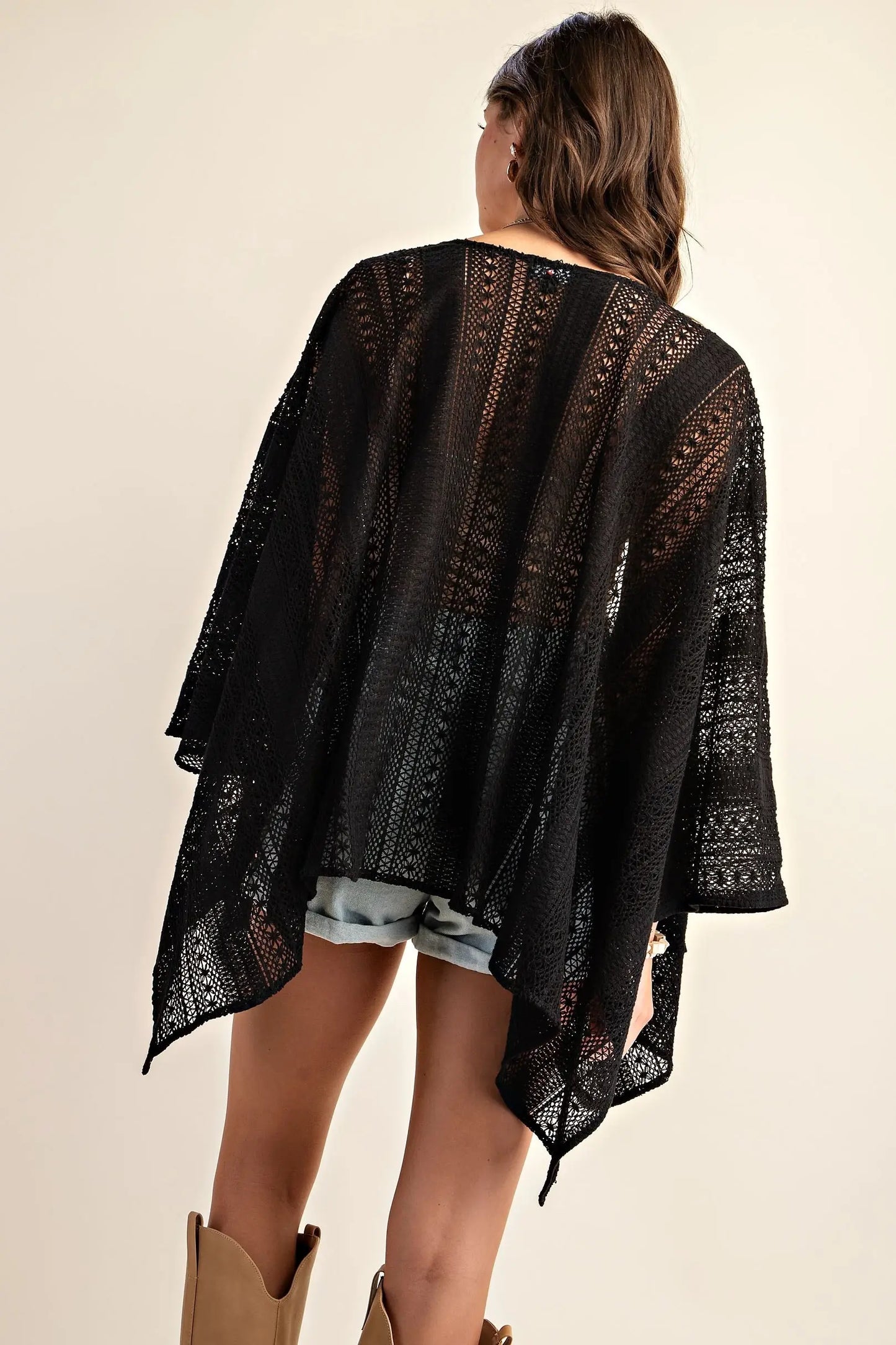 Black Lace Cover Up