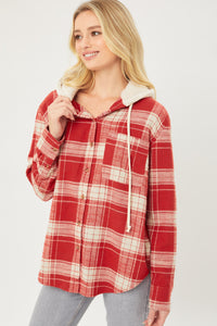 Flannel Plaid Hoodie