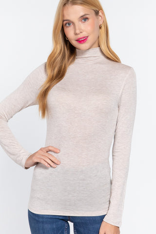 Lightweight Mock Neck Long Sleeve Collection