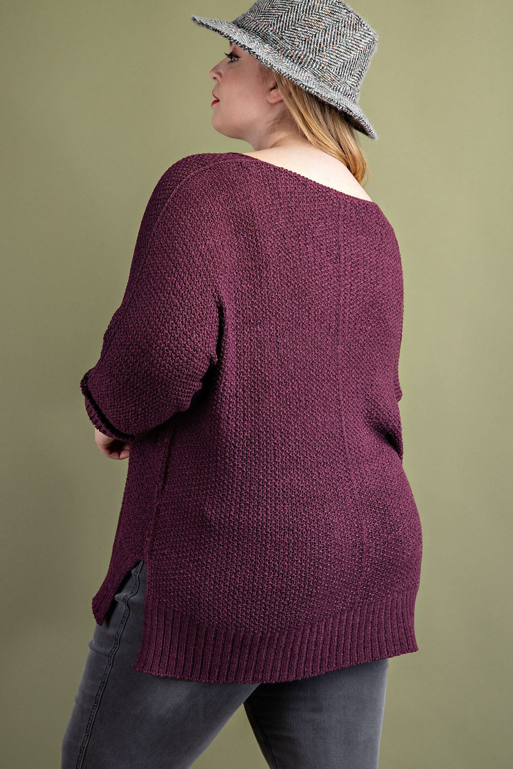 Curvy Knit Sweater