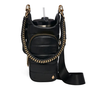 Black Vegan Leather Hydrobag® with Strap Bundle