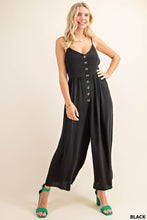 Rayon Crepe Jumpsuit in Black