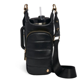Black Vegan Leather Hydrobag® with Strap Bundle