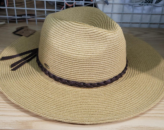 C.C. Straw Panama Hat