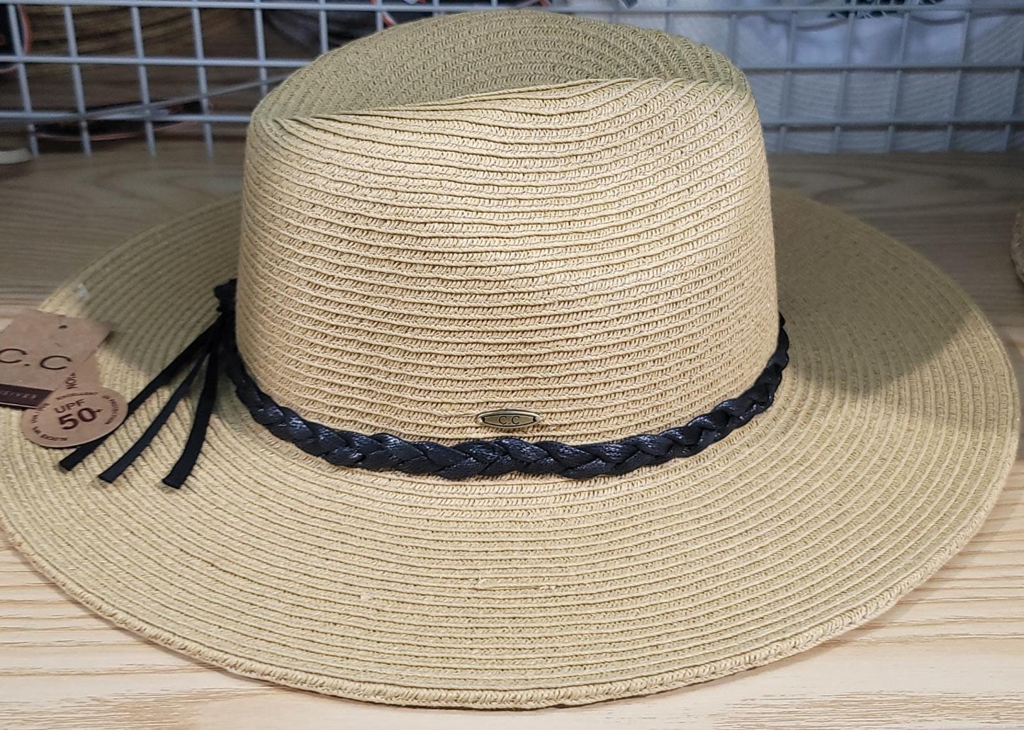 C.C. Straw Panama Hat