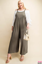 Curvy Rayon Crepe Overalls
