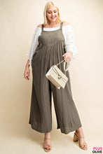 Curvy Rayon Crepe Overalls