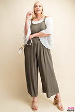 Curvy Rayon Crepe Overalls