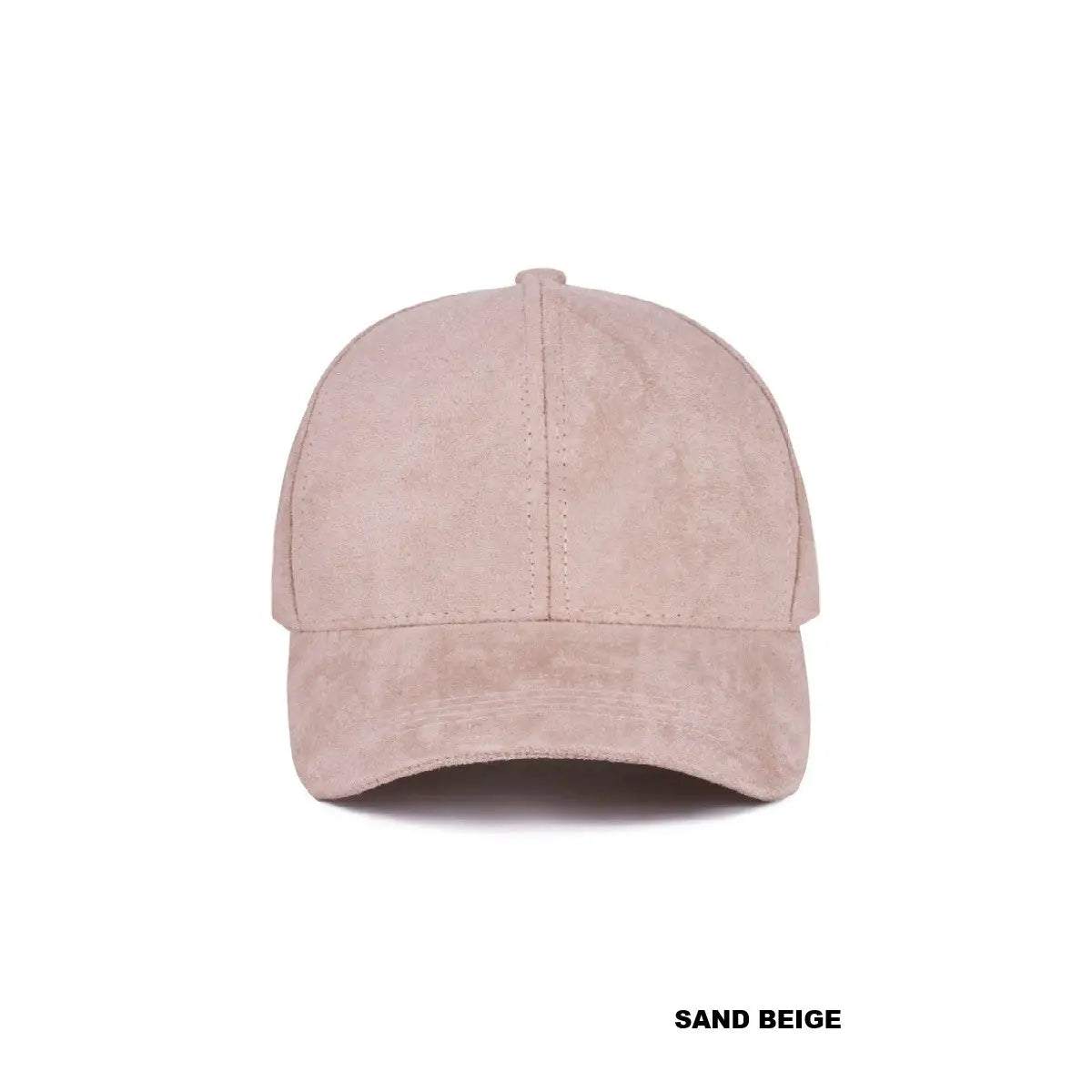 Adjustable Vegan Suede Baseball Cap