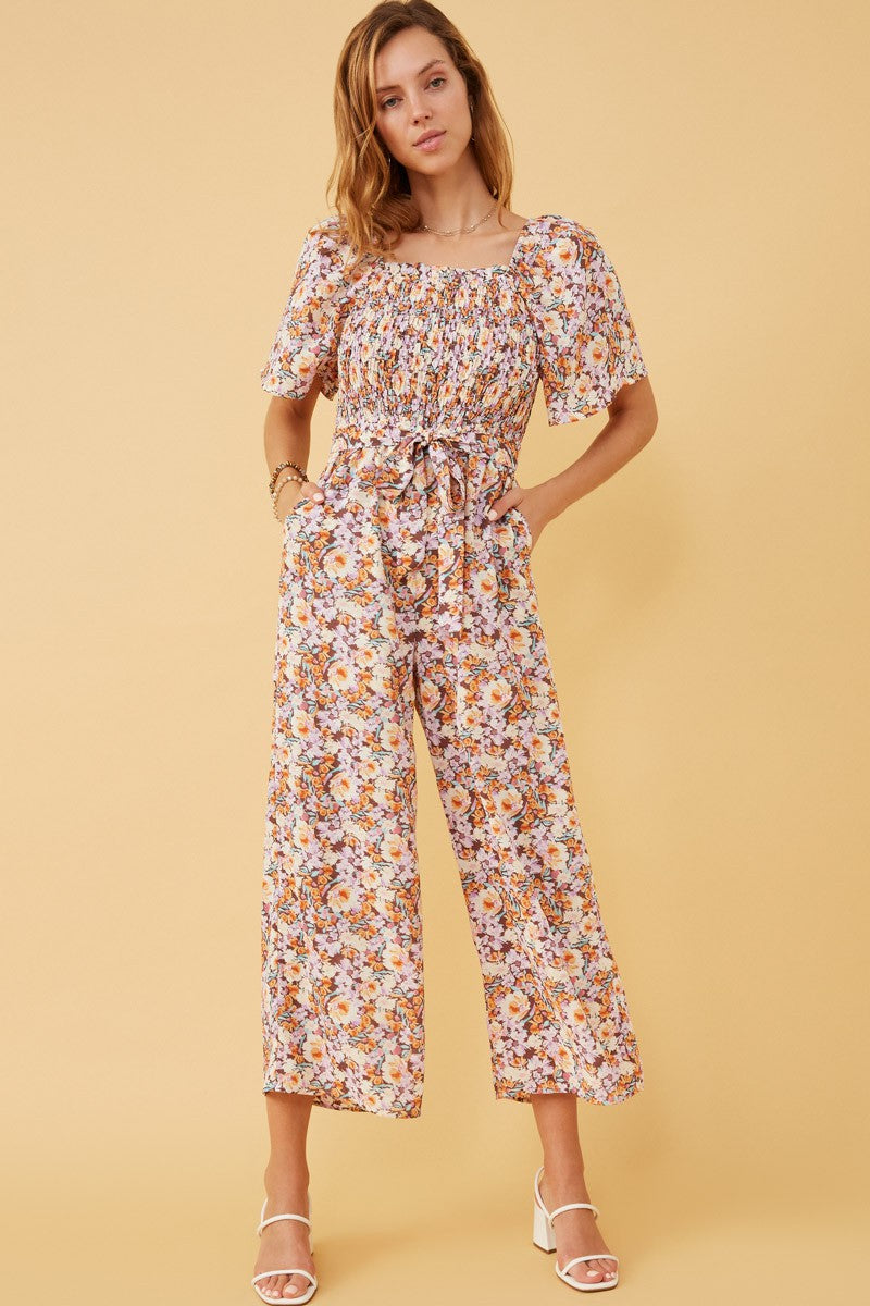 The Jayla Floral Jumpsuit