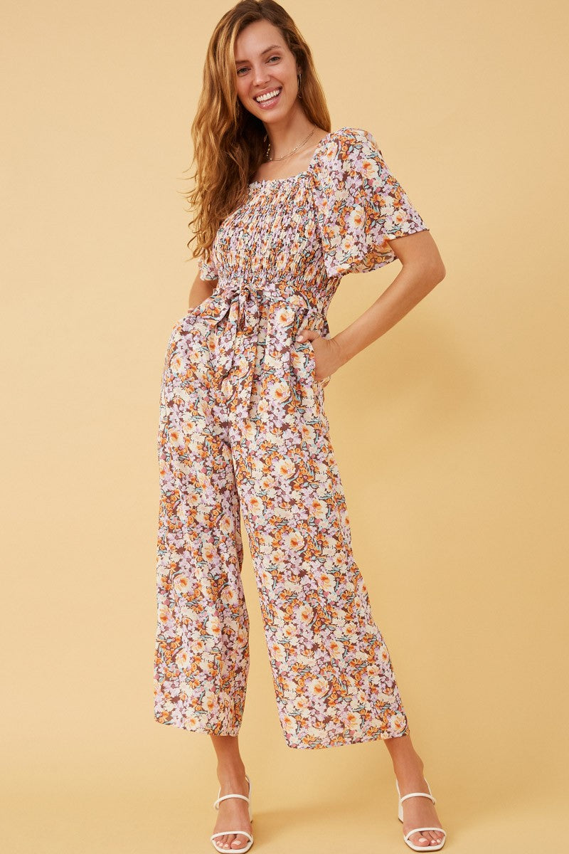 The Jayla Floral Jumpsuit