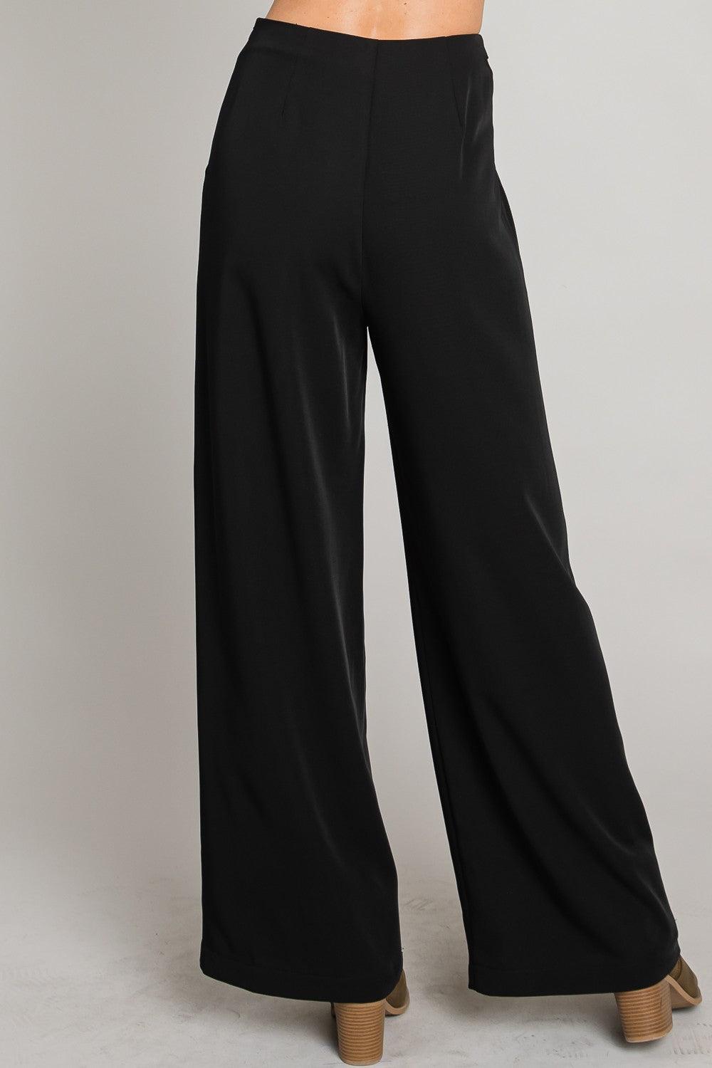 Drapey Twill Pants in Black