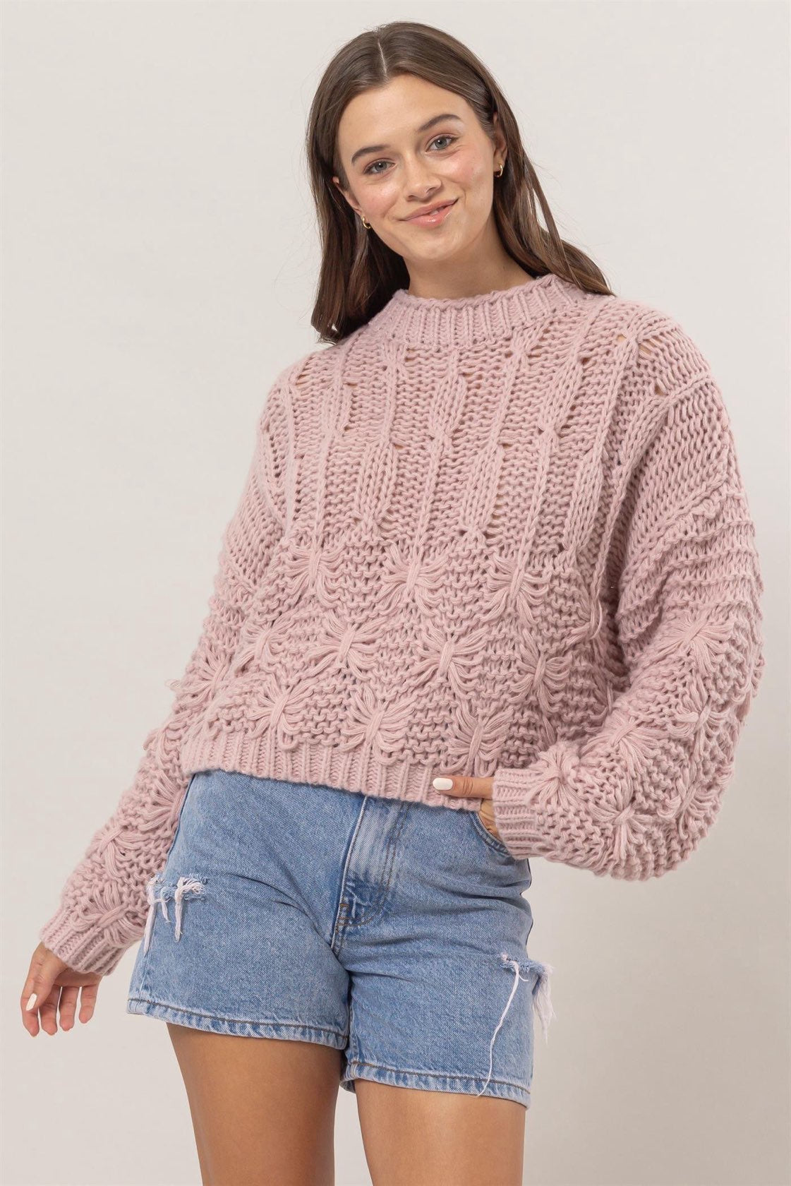 Chunky Cable Knit Sweater