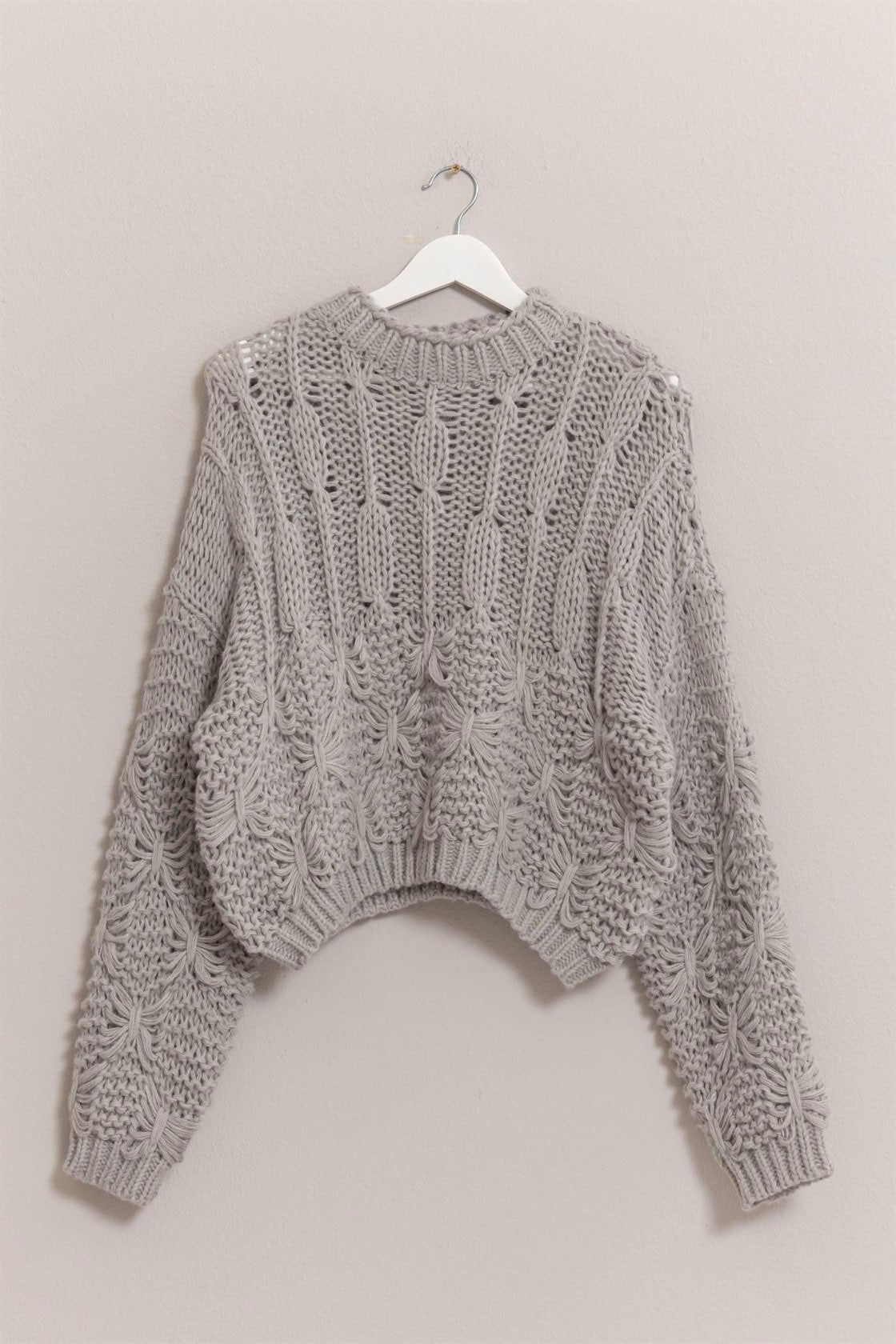 Chunky Cable Knit Sweater