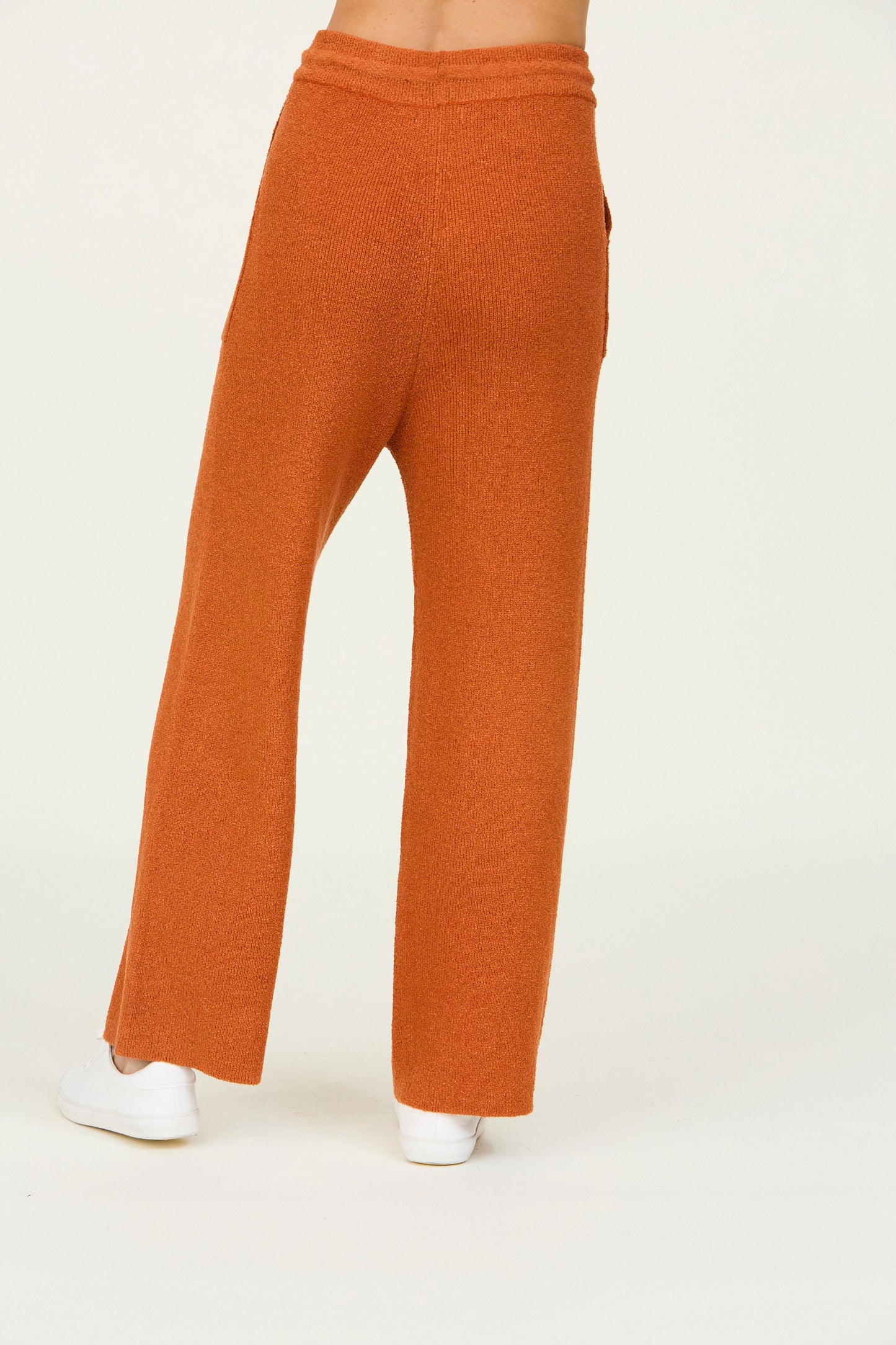 Soft Knit Sweater Pants in Ginger