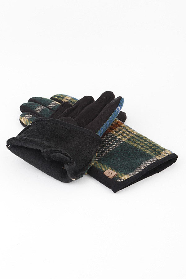 Cotton Plaid Gloves