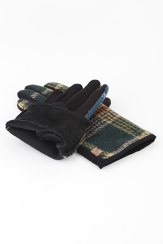 Cotton Plaid Gloves