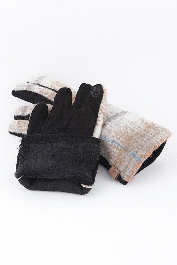 Cotton Plaid Gloves