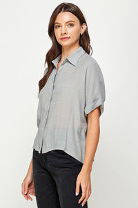 Short Sleeve Collar Shirt