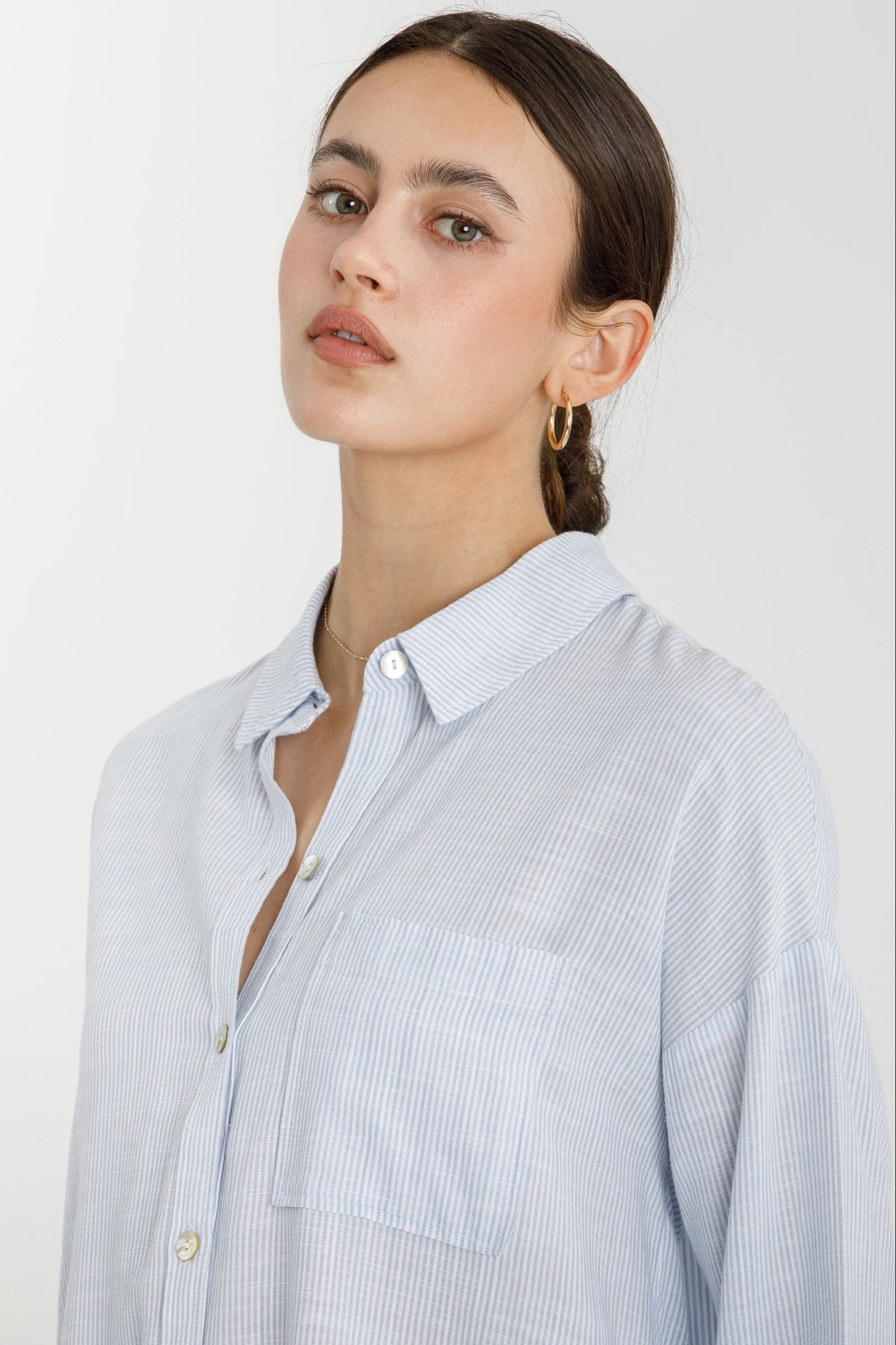 Hairline Relaxed Fit Shirt