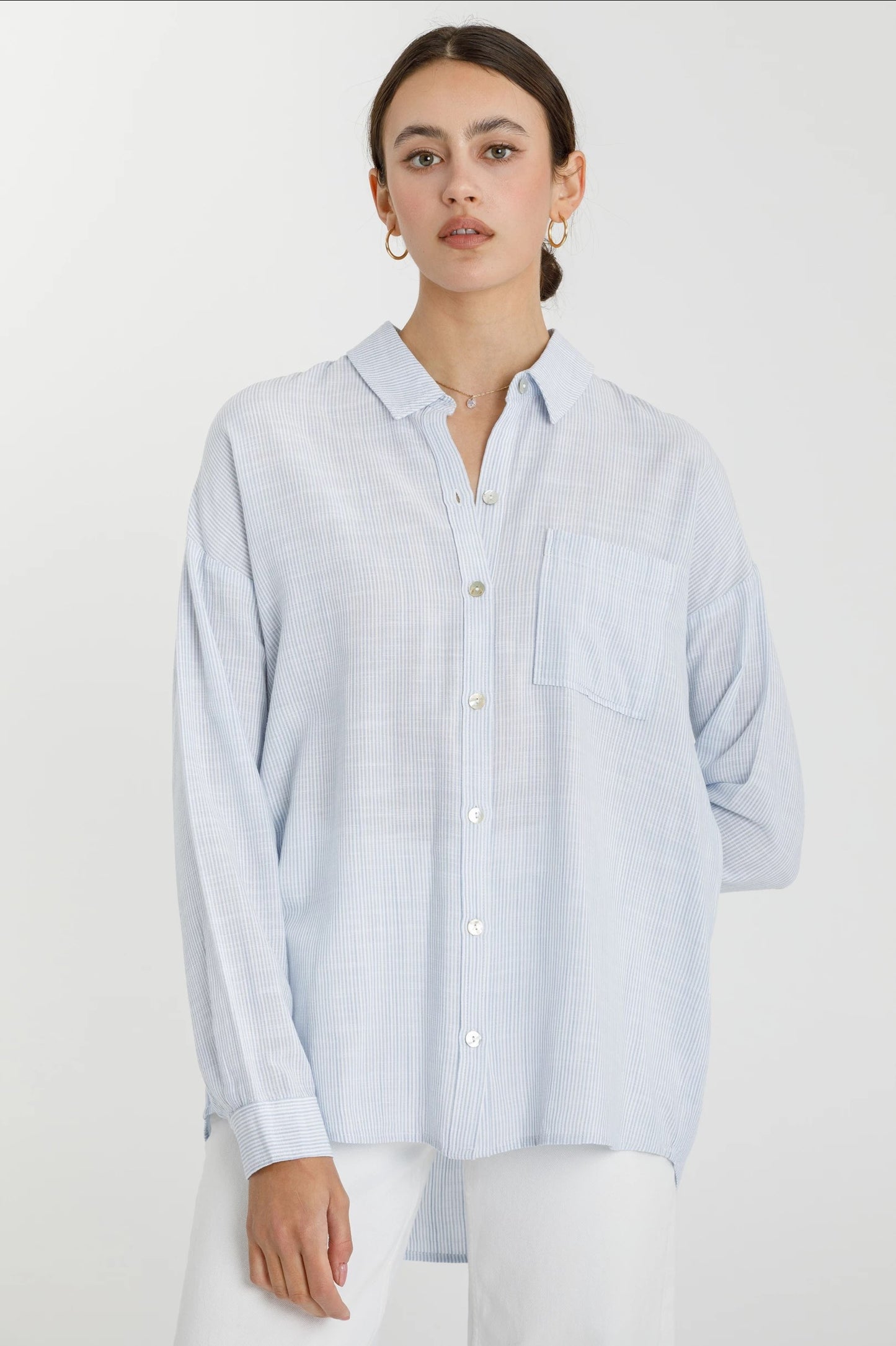 Hairline Relaxed Fit Shirt