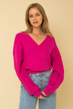 Ribbed Surplus Blouson Sweater